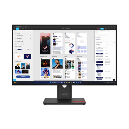 Monitor Lenovo 80 cm (31,5") T32UD-40 3840x2160 IPS 4ms HDMI DisplayPort USB-C 100W 3xUSB3.2 USB-C-Out  sRGB99% RJ45 HDR10 ThinkVision