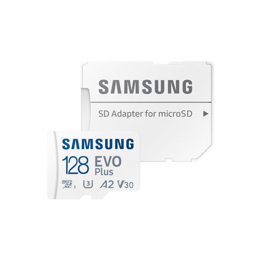 Spominska kartica microSDXC 128GB Samsung Evo Plus 160MB/s/U3 V30 UHS-I A2 +adapter (MB-MC128SA)