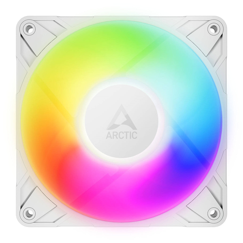 Ventilator Arctic P12 Pro PWM 120mm bela ARGB
