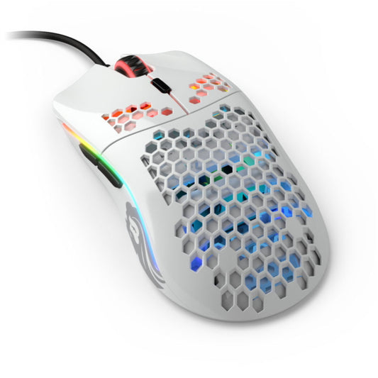 Gaming miška USB Glorious GO-GWHITE M, bela (GO-GWHITE)