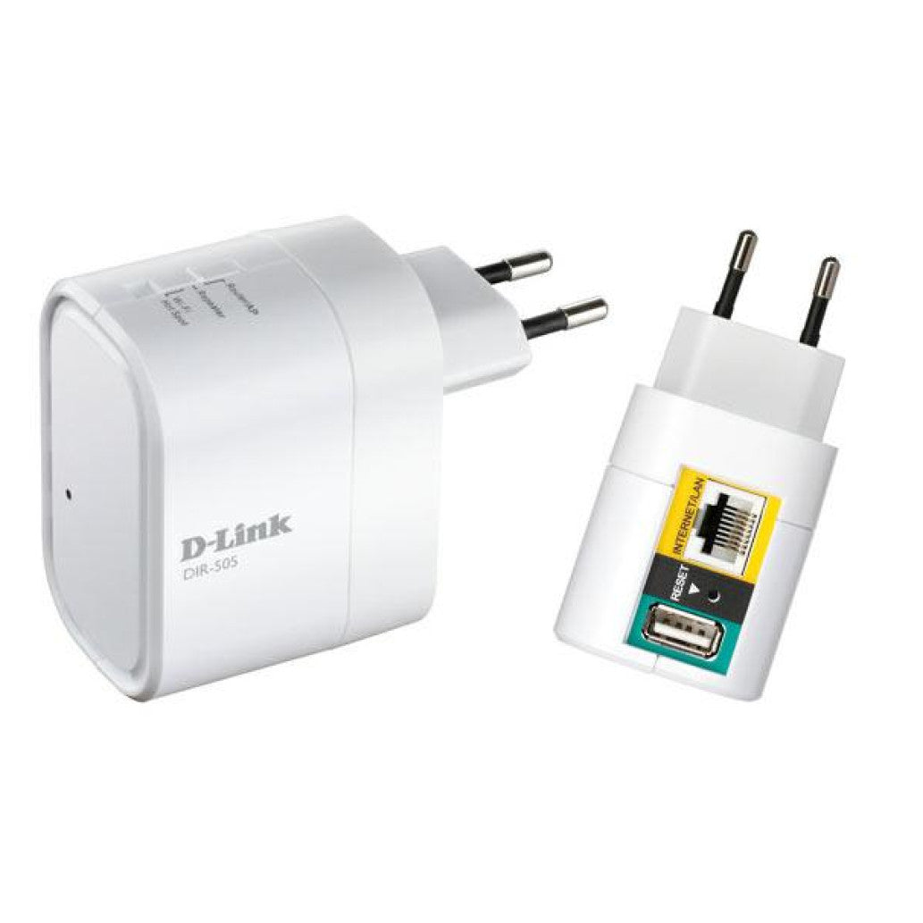 Razširitev brezžičnega omrežja D-link WiFi4 802.11n N150 150Mbit/s 1xRJ45 USB-A (DIR-505)