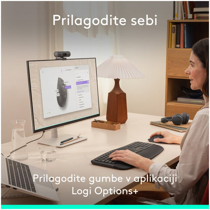 Miš Bluetooth Logitech Signature Comfort Plus M850 L velikost grafitna (910-007715)