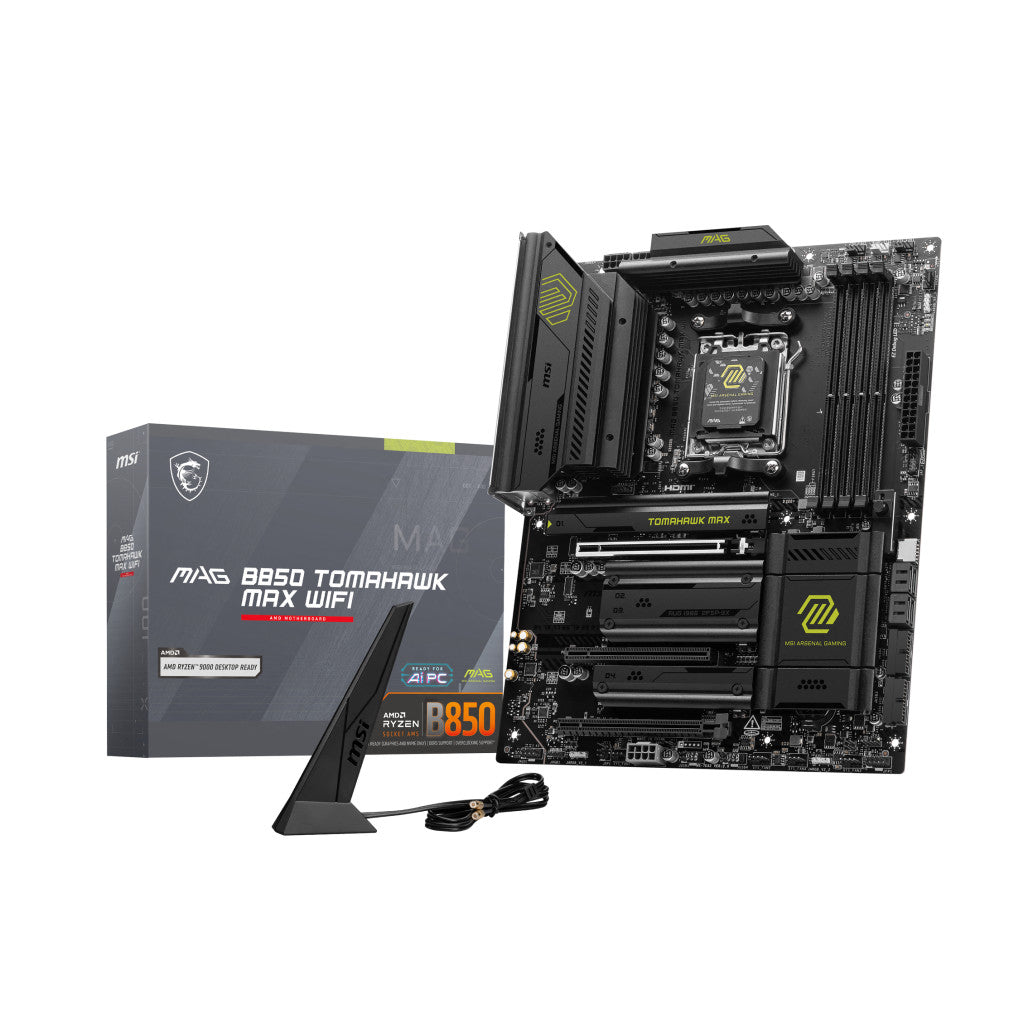 Osnovna plošča AM5 MSI MAG B850 Tomahawk Max WiFi ATX 1xHDMI