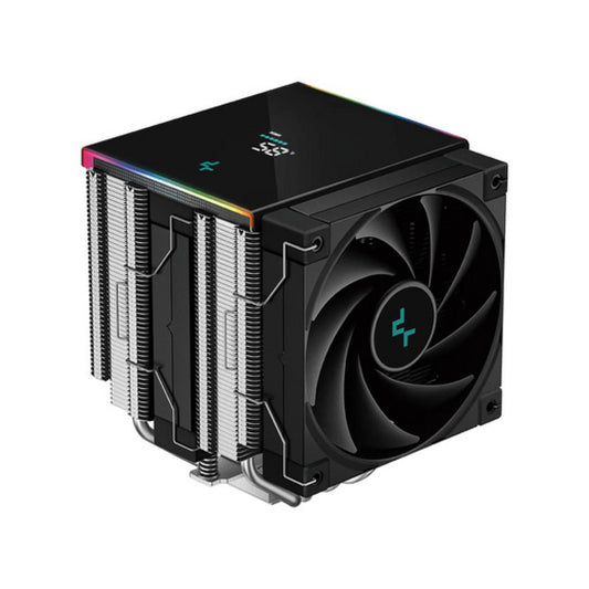 Zračni hladilnik DeepCool AK620 Digital SE - 120mm 28 dB 161mm ARGB črna (R-AK620-BKADMN-GJD)