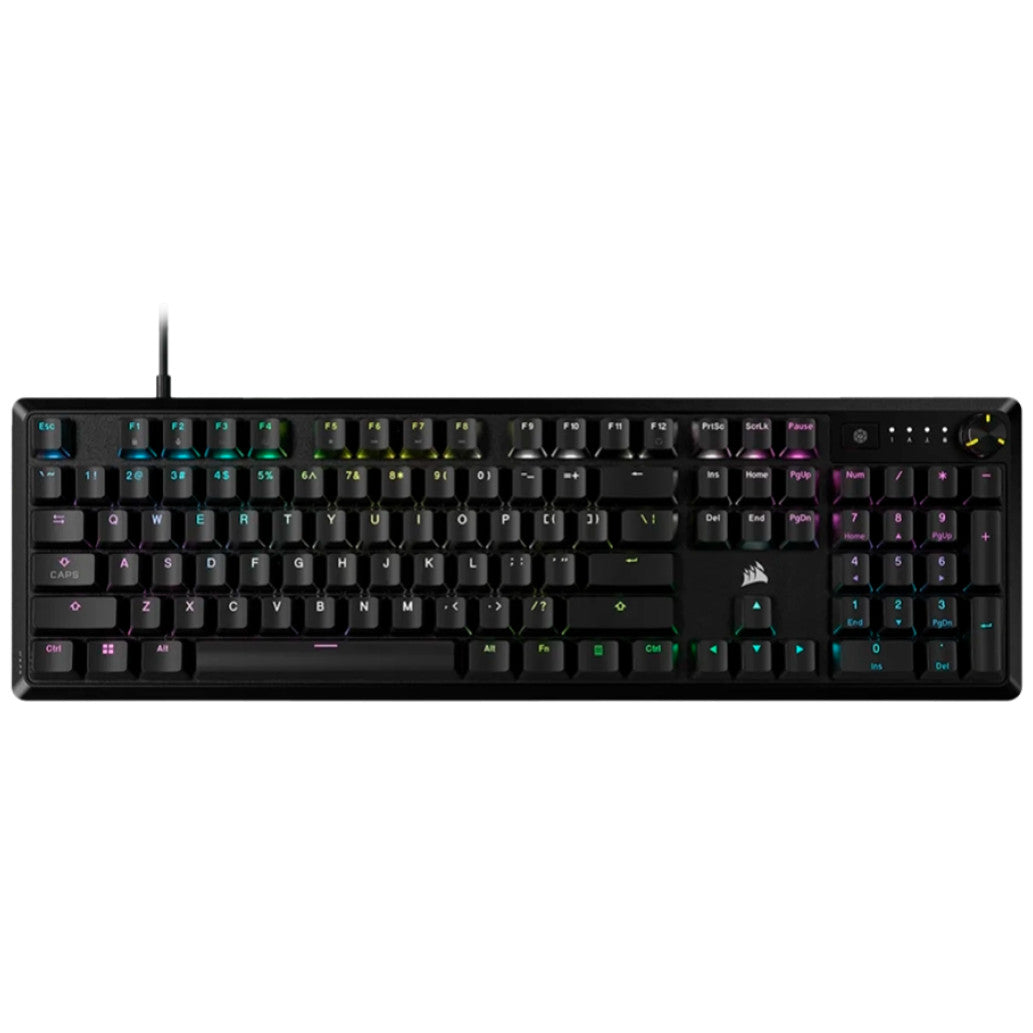 Gaming Tipkovnica Žična Corsair K70 Core US | črna RGB (MLX Rdeča stikala) (CH-910971E-NA)