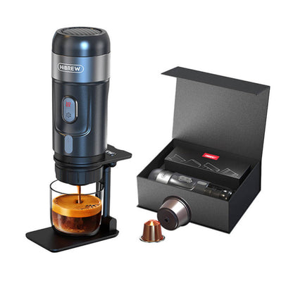 Prenosni kavni aparat HiBREW H4A-premium 80W 3v1 s torbo za prenašanje in dodatki (glej opis)
