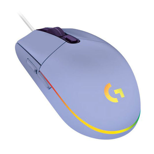 Gaming miška Žična Logitech G102 LightSync, vijolična (910-005854)
