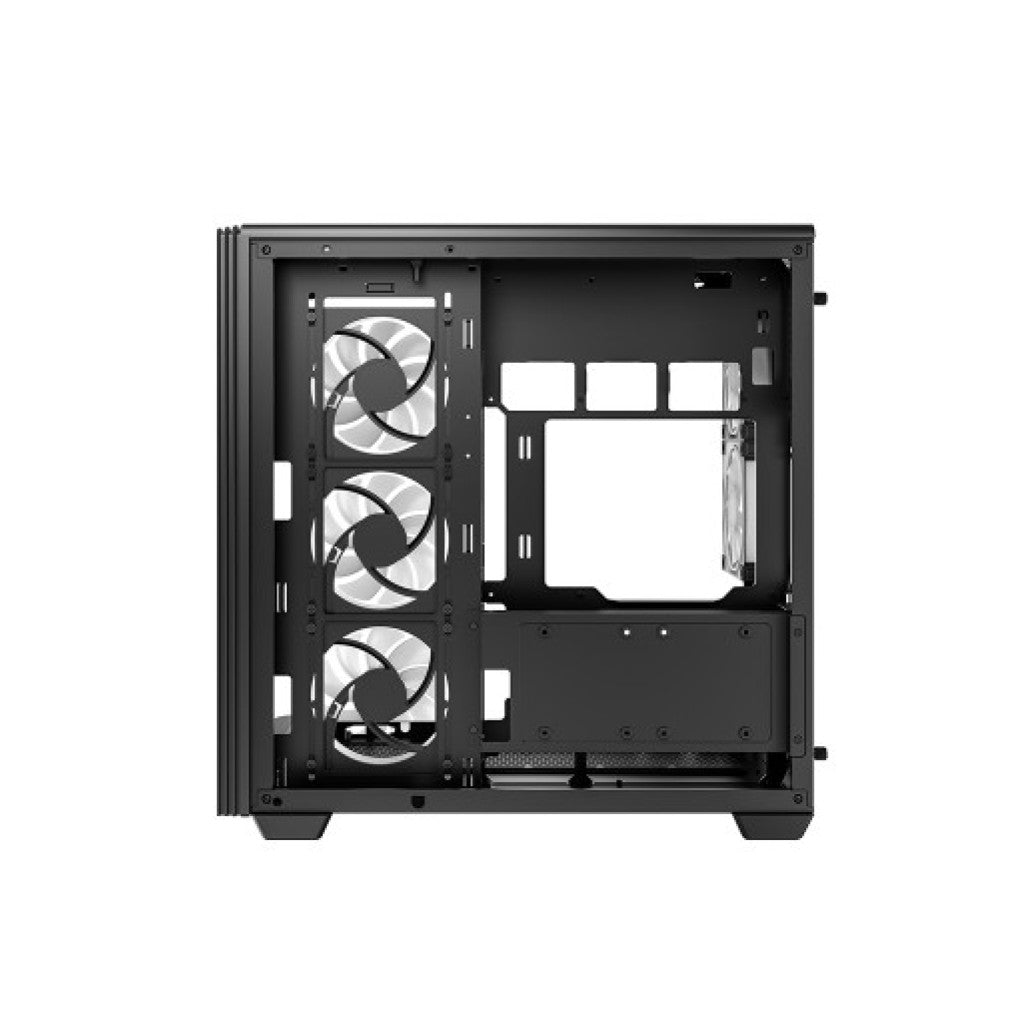 Ohišje Deepcool CG590U 5F MidiATX - črna ARGB