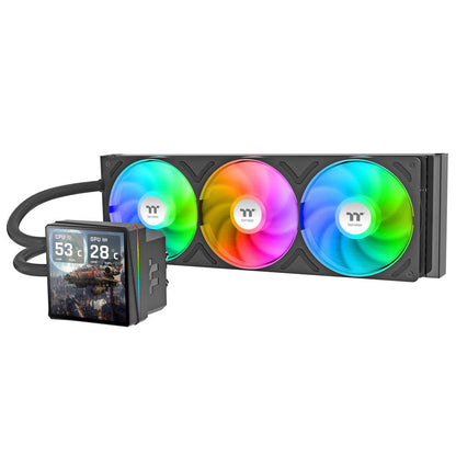 Vodno hlajenje Thermaltake TH360 V3 Ultra - 360mm ARGB črna (CL-W474-PL12SW-A)