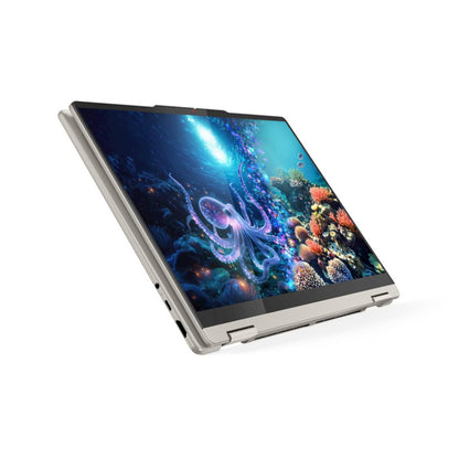Prenosnik Lenovo 35,5 cm (14,0") Yoga 7 2-in-1 2880x1800 OLED na dotik 500nit 120Hz Ryzen AI 7 350/32GB/1TB/BL/AI Chip: 50 TOPs/ALU/AMD Radeon 860M/Win11Home (83JR00BFSC)