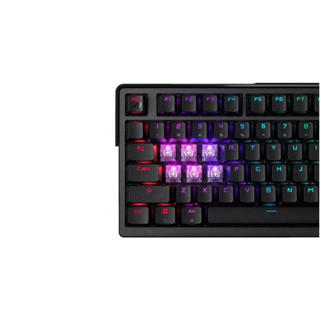 Gaming Tipkovnica brezžična + Bluetooth Asus ROG Azoth Extreme Wireless US | črna RGB (90MP03MA-BKUA01)