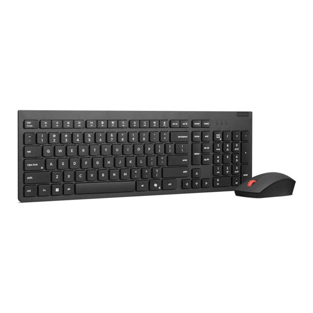 Tipkovnica in miš Lenovo brezžična Essential Combo Gen2 SLO črna odporna na politje low-profile (4X31R64492)