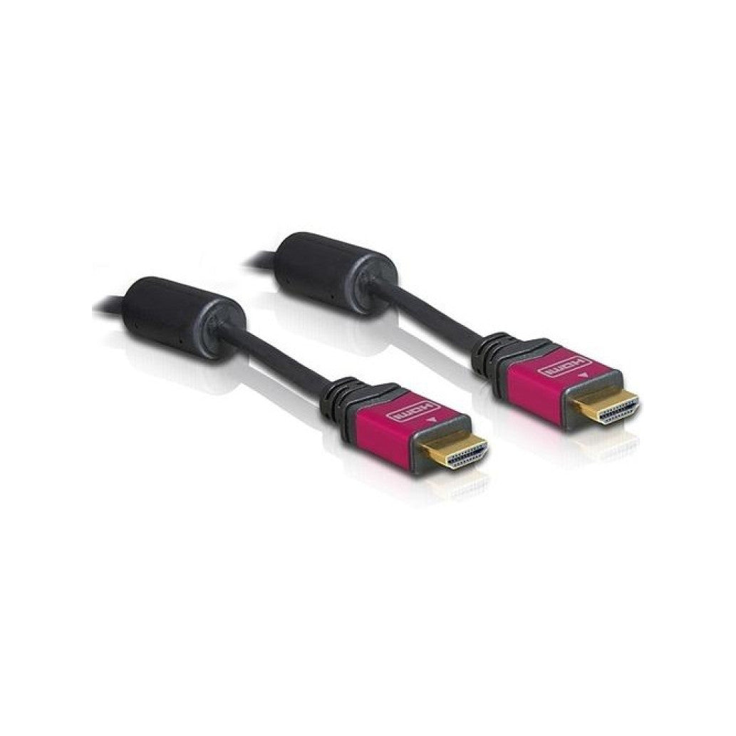 Kabel HDMImini(m)=>HDMImini(m) v1.3b 1,80m pozlačeni kontakti feritno jedro črn Delock (6986)