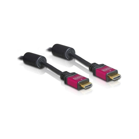 Kabel HDMImini(m)=>HDMImini(m) v1.3b 1,80m pozlačeni kontakti feritno jedro črn Delock (6986)