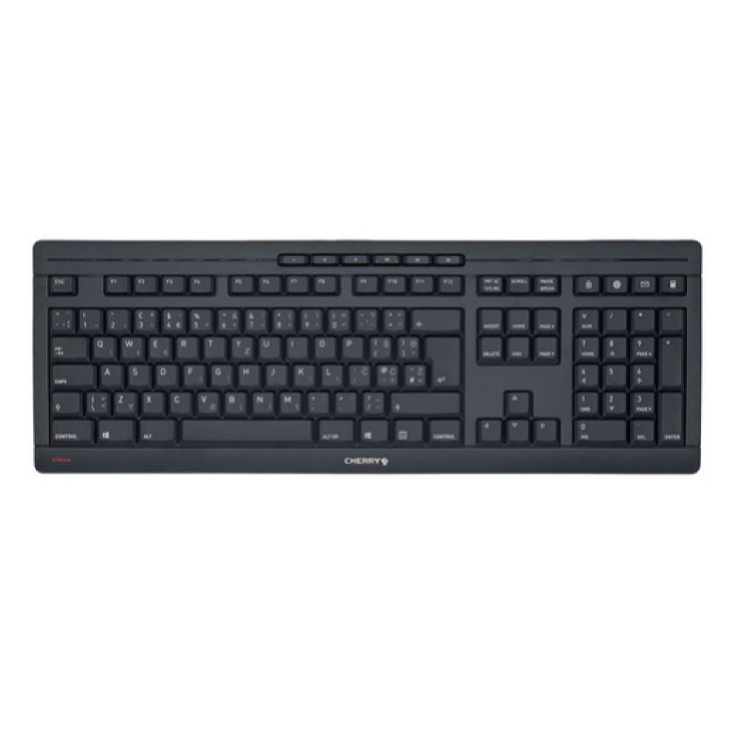 Tipkovnica brezžična Cherry Stream US international | SLO gravura črna (JK-8550GB-2)