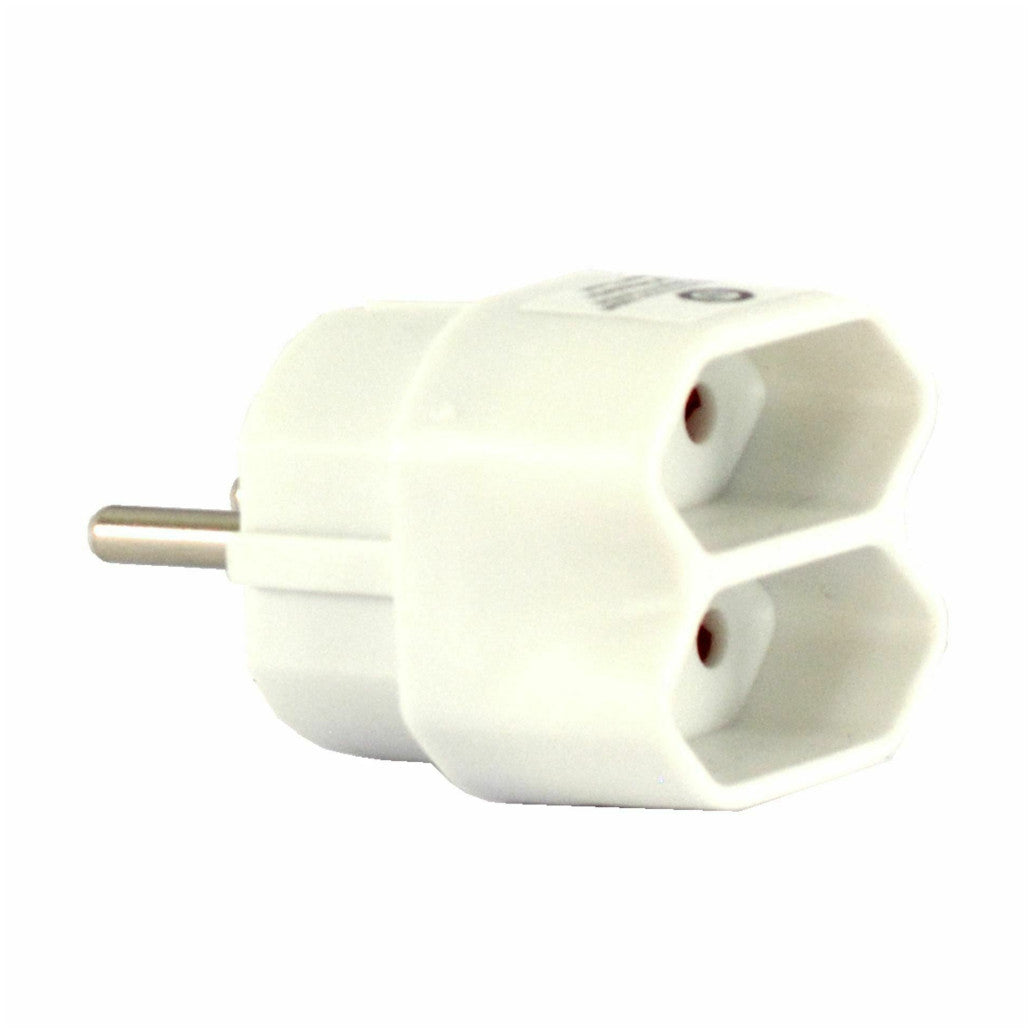 Razdelilec Bachmann 2x220V stikalo - bel (921.271)