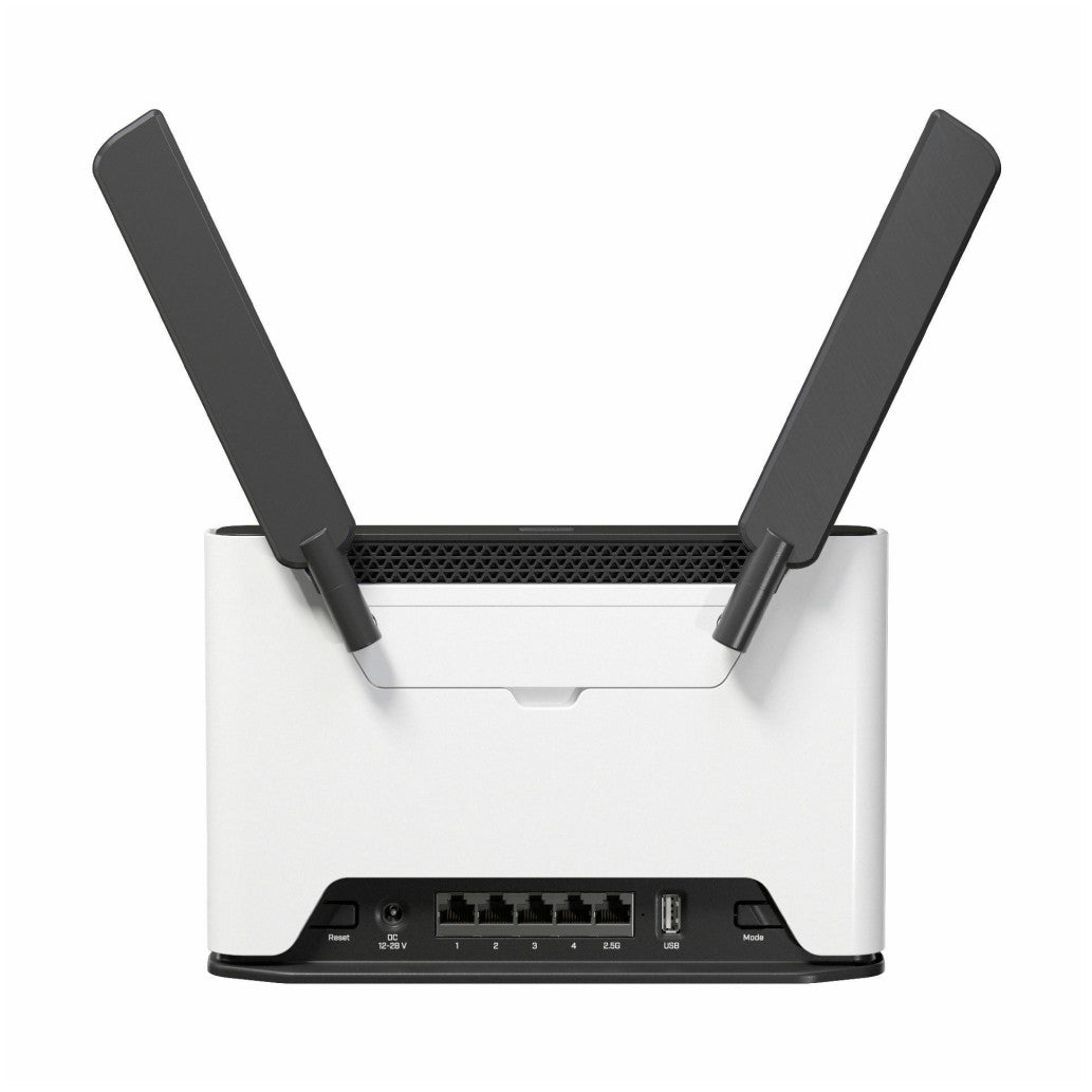 Usmerjevalnik brezžični Mikrotik Chateau 5G R17 WiFi6 802.11ax AX1800 5G 4xLAN+WAN 2x antena (S53UG+5HaxD2HaxD-TC&RG650E-EU)