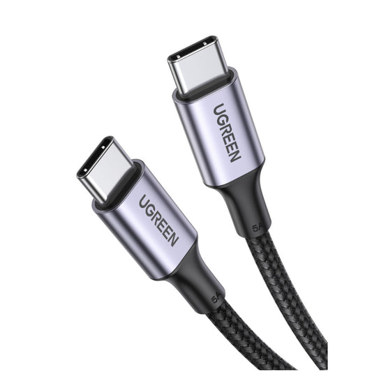 Kabel USB-C => USB-C 2.0 tekstilni ovoj 3,00m 20V/5A 100W QC FCP Ugreen (90120)