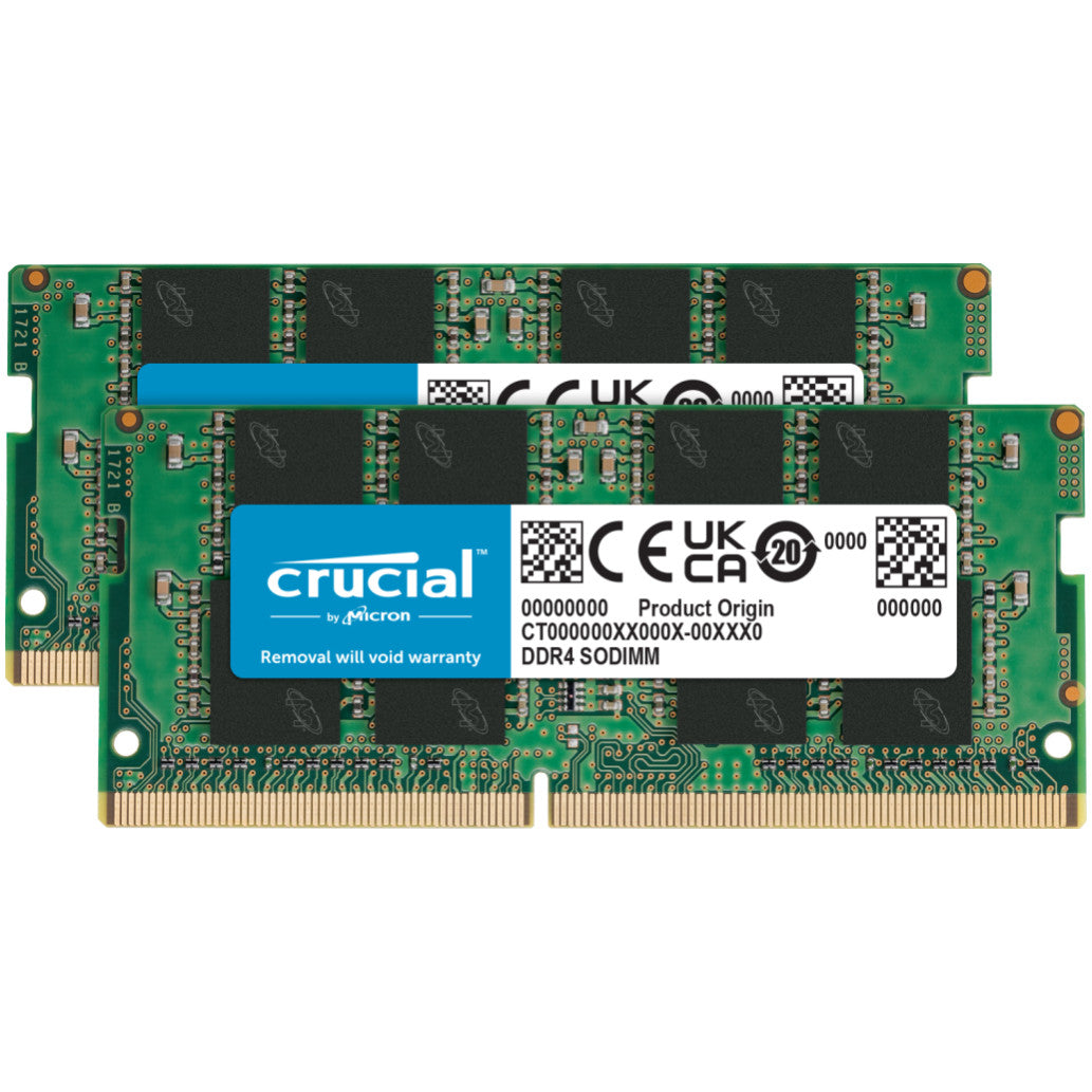 DDR4 SO-DIMM 64GB 3200MHz CL22 KIT (2x32GB) Crucial - 1,2V (CT2K32G4SFD832A)