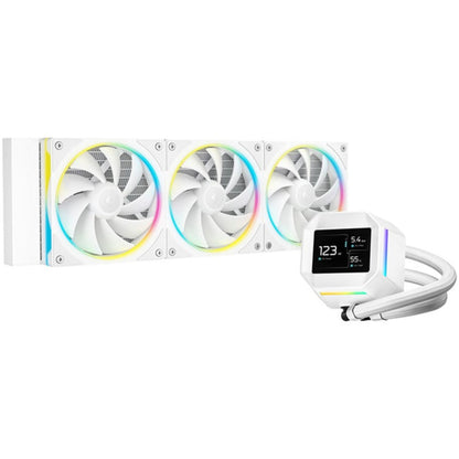 Vodno hlajenje DeepCool LM360 WH LCD - 360mm ARGB bela (R-LM360-WHDMMC-1)