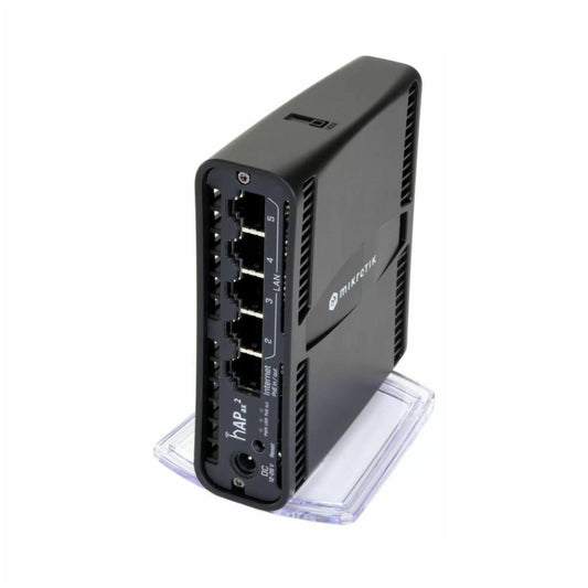 Usmerjevalnik brezžični Mikrotik AX hAP ax2 WiFi6 802.11ax AX1200 867Mbit/s dualband pasivni PoE 5xLAN 1x notranja antena (C52iG-5HaxD2HaxD-TC)