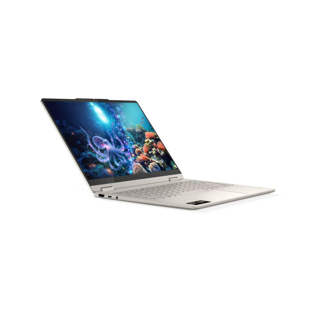 Prenosnik Lenovo 35,5 cm (14,0") Yoga 7 2-in-1 2880x1800 OLED na dotik 500nit 120Hz Ryzen AI 7 350/32GB/1TB/BL/AI Chip: 50 TOPs/ALU/AMD Radeon 860M/Win11Home (83JR00BFSC)