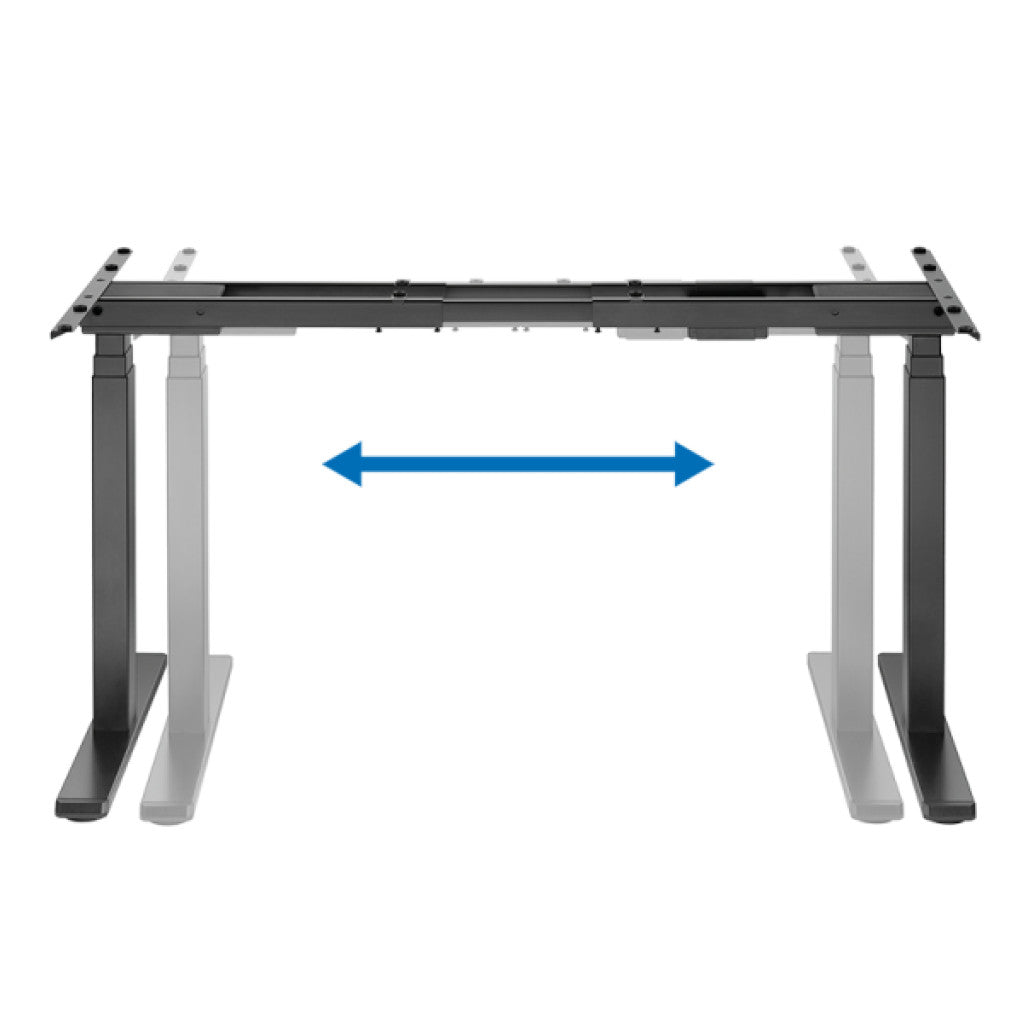 Dvižno podnožje za mizo Logilink električno 620-1280mm črna (EO0051)
