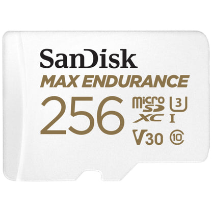 Spominska kartica microSDXC 256GB Sandisk Max Endurance 100MB/s/40MB/s U3 V30 UHS-I +adapter (SDSQQVR-256G-GN6IA)