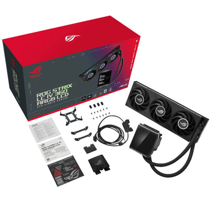 Vodno hlajenje Asus ROG STRIX LC IV LCD - 360mm ARGB črna (90RC01M1-B0EAY0)