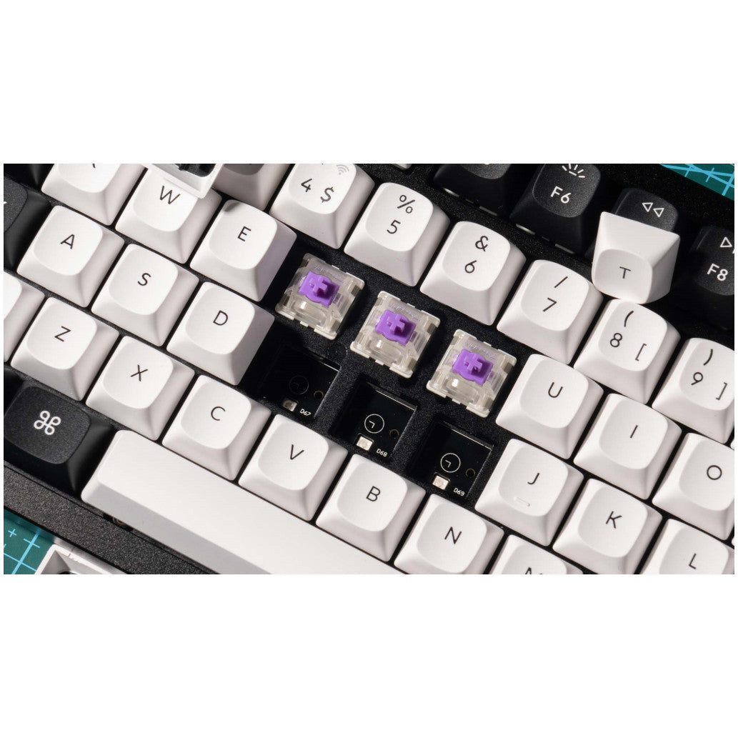 Mehanska Tipkovnica brezžična Keychron Q6 HE QMK UK | črna RGB (Nebula magnetic switch) (Q6H-M1-UK)