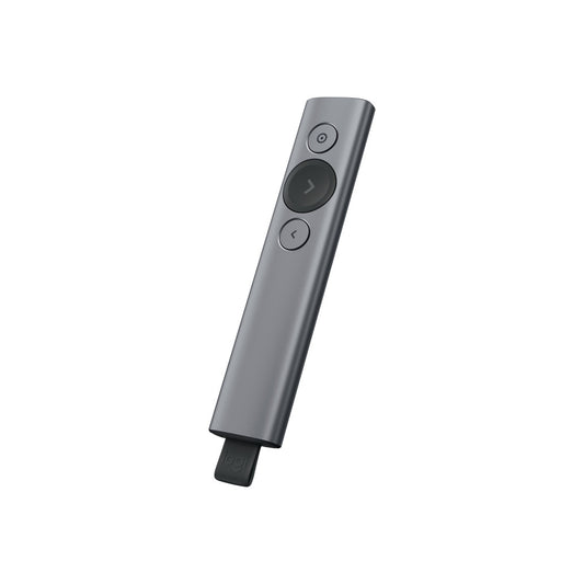 Presenter Logitech Spotlight Plus, brezžični, USB siv (910-005166)