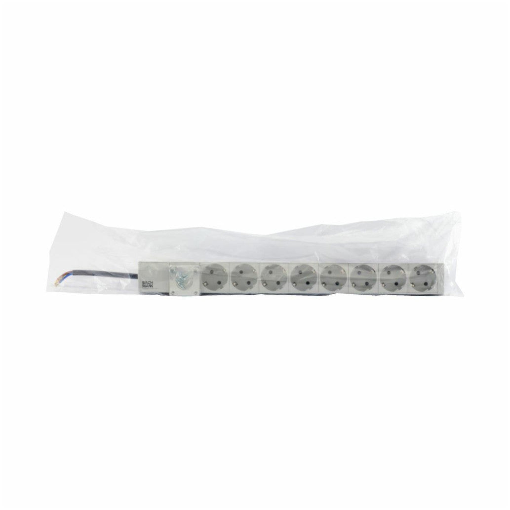 Razdelilec Bachmann 8x250V brez kabla siv (333.416)
