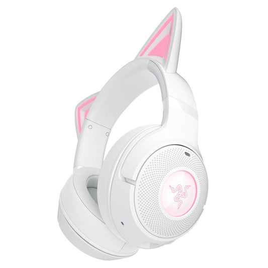Slušalke brezžične Razer naglavne z mikrofonom BT Kraken Kitty V2 BT bele Gaming (RZ04-04860600-R3M1)
