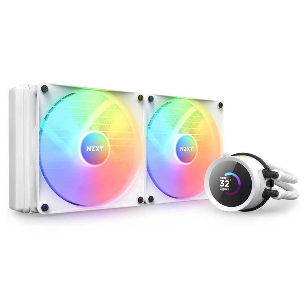 Vodno hlajenje NZXT Kraken - 280mm RGB bela (RL-KR280-W1)