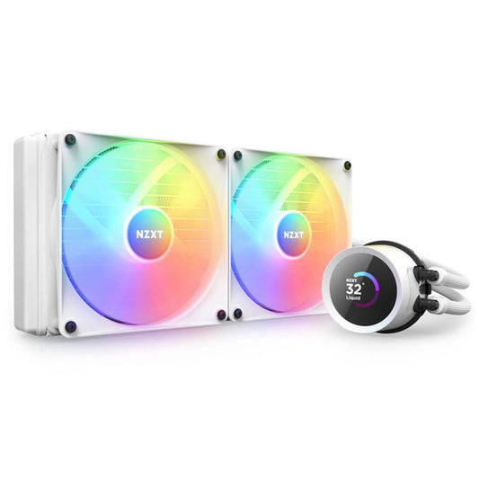 Vodno hlajenje NZXT Kraken - 280mm RGB bela (RL-KR280-W1)