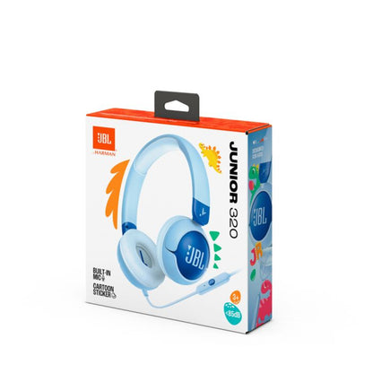 Slušalke žične JBL naglavne 1x3,5mm 320 modre otroške (JBLJR320BLU)