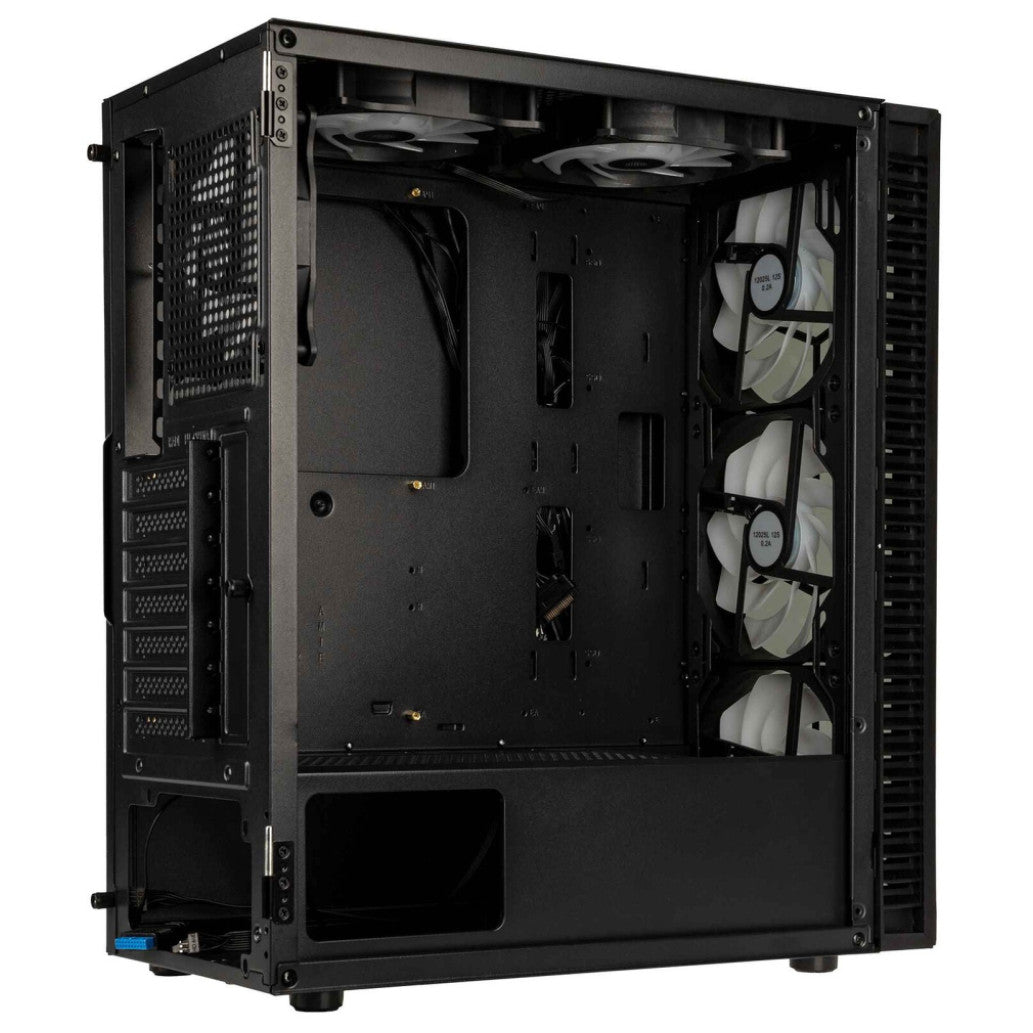 Ohišje Kolink OBSERVATORY HF GLASS MidiATX - črna ARGB