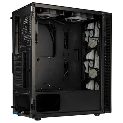 Ohišje Kolink OBSERVATORY HF GLASS MidiATX - črna ARGB