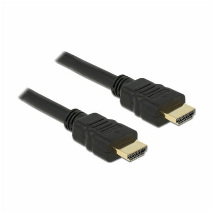 Kabel HDMI(m)=>HDMI(m) v2.0 0,50m UltraHD 4K/120Hz pozlačeni kontakti črn Delock (84751)