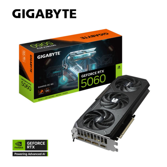 Grafična kartica nVidia RTX5060 GigaByte Gaming OC - 8GB GDDR7 (GV-N5060GAMING OC-8GD)