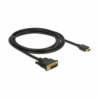 Kabel HDMI(m)=>DVI Digital (18+1) 2,00m Delock 85584