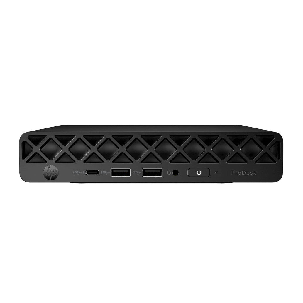 Računalnik HP Mini ProDesk 4 G1i AI PC Ultra 5-225T/Q870/32GB/512GB/Intel grafika HDMI 2xDP USB-C/BT WiFi RJ45/90W-89%/Win11Pro črna BY7A5ET#BED