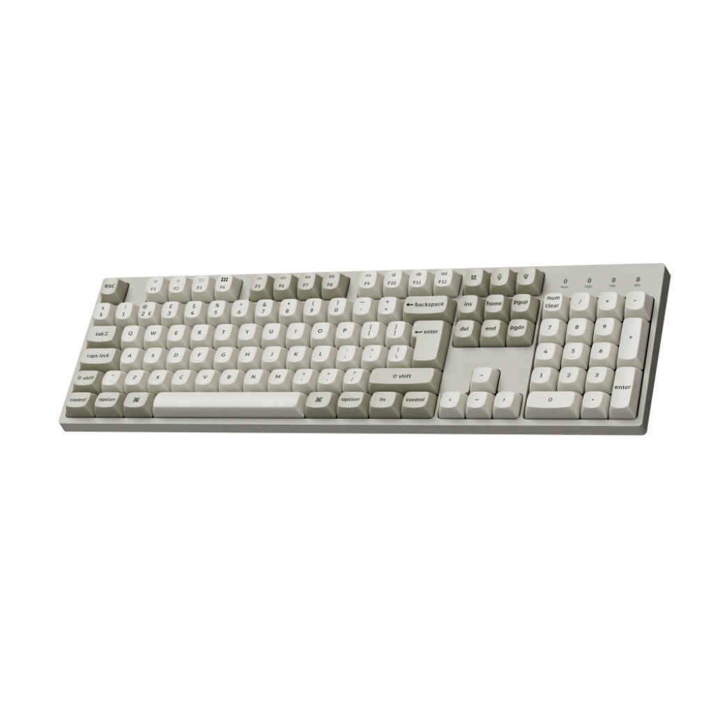 Mehanska Tipkovnica Žična Keychron C2 Pro 8K QMK UK | siva RGB (Brown switch) (C2PX-M3-UK)