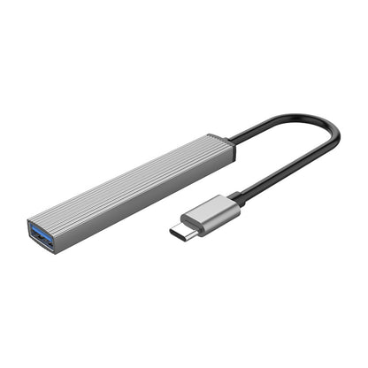HUB USB-C => 1x USB-A 3.0 + 3x USB-A 2.0 siv Orico (Orico AH-13)