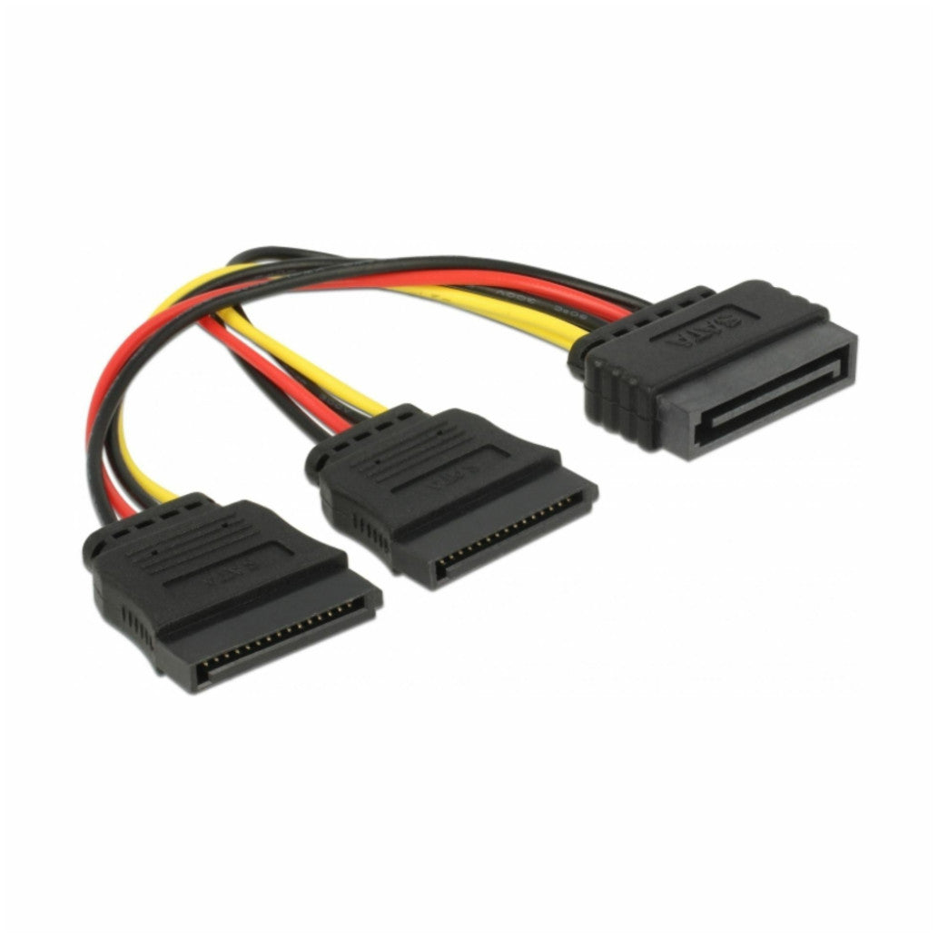 Kabel adapter Delock SATA M + 2x SATA Ž 60105