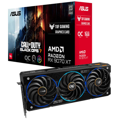Grafična kartica AMD RX9070 XT Asus TUF COD BO7 Special Edition - 16GB GDDR6  | 1xHDMI 2.1 3xDisplayport 2.1 (90YV0L76-M0NM00)