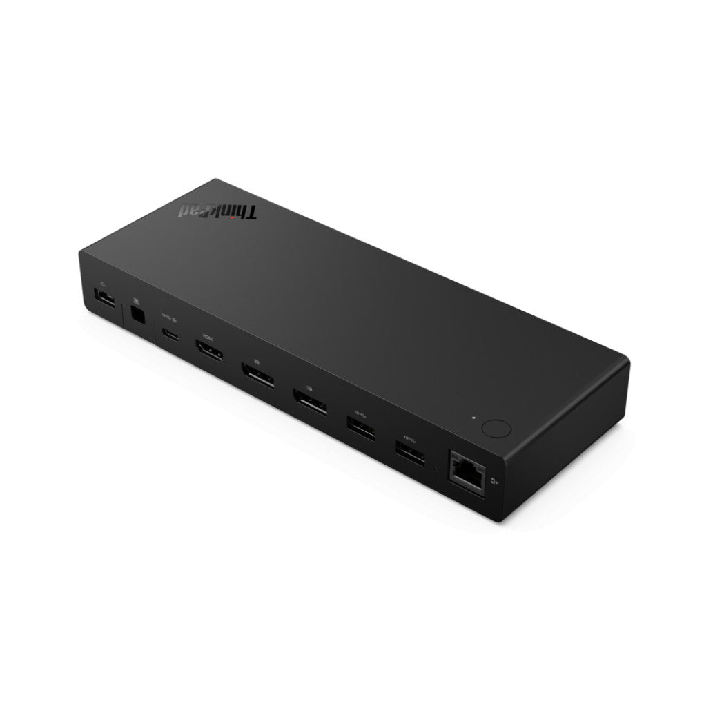 Priklopna postaja USB-C => Lenovo ThinkPad USB4 Dock 5000 1xHDMI 2.1 2xDisplayPort 1.4 USB 2xUSB-C 100W 1xLAN (40BF0100EU)