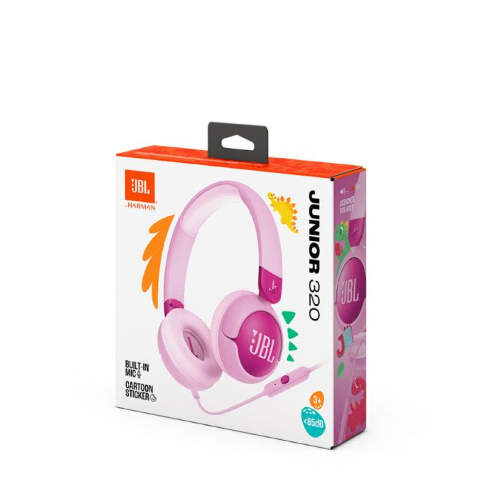 Slušalke žične JBL naglavne 1x3,5mm 320 vijolične otroške (JBLJR320PUR)