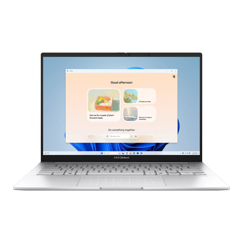 Prenosnik Asus 35,5 cm (14,0") Zenbook 14 2880x1800 OLED 500nit 120Hz Ultra 9-285H/32GB/SSD1TB/BL/ALU/Intel Arc 140T/Win11Pro (90NB14W2-M023J0)