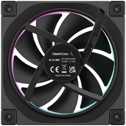 Ventilator Deepcool FL12 120mm črna RGB (3 pack)